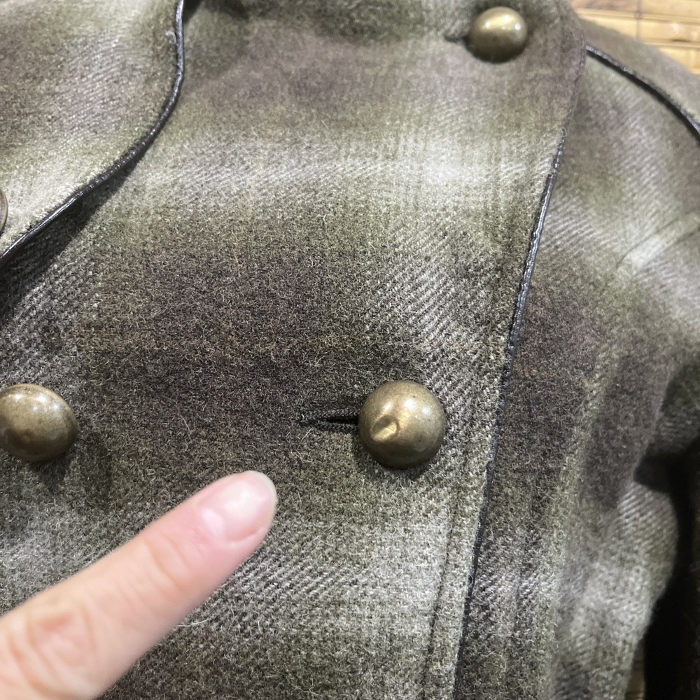 STETSON Women's Plaid Double Breasted Belted‎ Trench Coat Size S - Picture 6 of 6